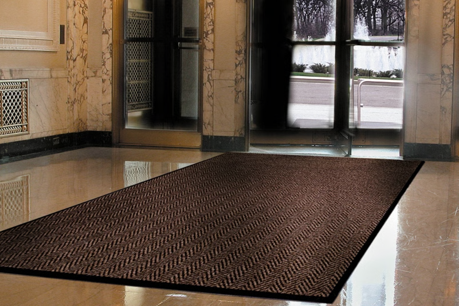 Chevron Entrance Mat